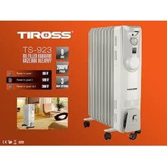 Máy sưởi dầu Tiross TS-923, 9 thanh sưởi, 2000w