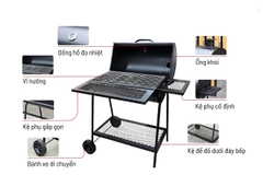 Bếp nướng than hoa BH1725 ngoài trời.