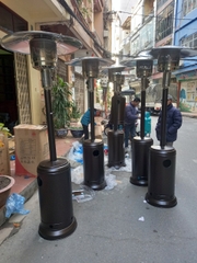 Cây sưởi Gas ngoài trời - Đèn sưởi Cây Di động - Lò Sưởi ngoài trời (CÓ BÁNH XE)