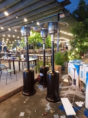 Cây đèn sưởi ngoài trời - Lò sưởi - Cây sưởi Gas (CÓ BÁNH XE)