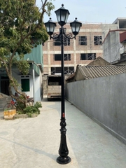 Cột đèn sân vườn 4 bóng (các mẫu)