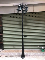 Cột đèn sân vườn 4 bóng (các mẫu)