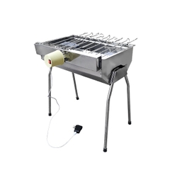 Bếp nướng than tự quay V5M - Lò nướng than hoa tự xoay