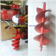 Mũi khoan đất đôi 300mm (30cm) máy khoan đất trồng cây