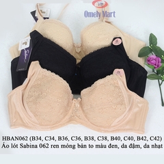 áo lót Sabina ren mỏng gọng B36-B92 HBAN062