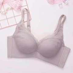 Áo lót không gọng phối ren đệm dày LU5AL03 bản 3 móc mềm mại chắc chắn