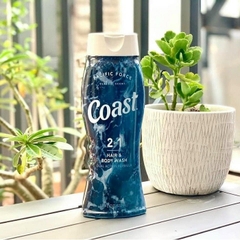 Tắm gội nam Coast Mỹ 2 in 1- 532 ml