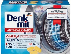 Viên tẩy máy giặt Denkmit Đức - Hộp 60 viên