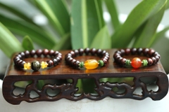 MALA TỬ ĐÀN MIX CHARM MÃ NÃO KHẮC KINH BÁT NHÃ