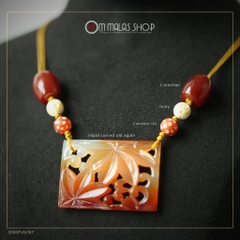 CHUỖI CỔ MÃ NÃO, IVORY, DZI, CARNELIAN