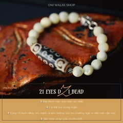 HANDMALA XÀ CỪ MIX DZI 21 MẮT