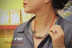 LONG MALA DZI 2 MẮT VIP MIX DZI DOUBLE RĂNG HỔ