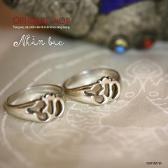 NHẪN BẠC CHỮ OM