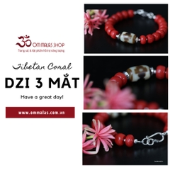 MALA SAN HÔ ĐỎ KÊT DZI 3 MẮT MẶT TRĂNG