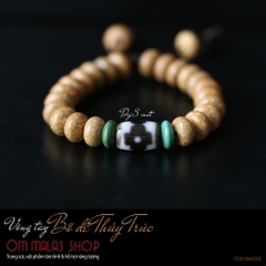 HAND MALA BỒ ĐỀ THUỶ TRÚC KẾT DZI 3 MẮT NGẮN