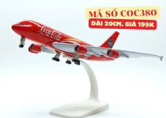 Mô hình máy bay Cocacola A380