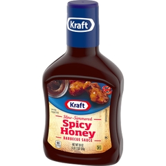 Sốt ướp nướng mật ong hiệu Kraft Spicy Honey BBQ Sauce 510g
