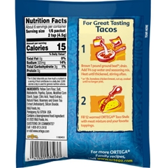 Gia vị Taco hiệu Ortega Taco Seasoning Mix Original - Gói 28g