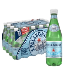 Thùng 24 nước khoáng có gas San Pellegrino (Chai nhựa) 500 ml