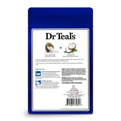 Muối tắm hiệu Dr Teal's Pure Epsom Salt Soaking Solution, Nourish & Protect With Coconut Oil 1.36kg