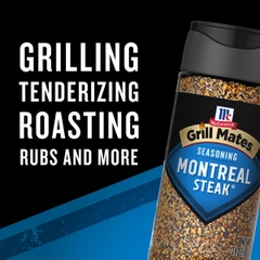 Gia Vị McCormick Grill Mates Seasoning Montreal Steak, Gia Vị Ướp Bò Nướng, BBQ, Bít Tết Mỹ Chính Hãng, Hủ 96g
