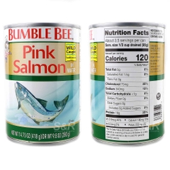 Cá hồi đóng hộp Bumble Bee Pink Salmon 418g