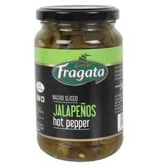 Ớt lát ngâm hiệu Fragata Nacho Pickled Jalapeno Peppers - Hủ 350g