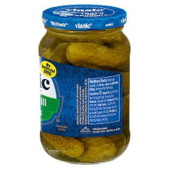 Dưa chuột ngâm muối Kosher hiệu Vlasic Dill Baby Wholes - hủ 473ml