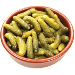 Dưa chuột ( dưa bao tử ) ngâm hiệu Fragata baby gherkins - Hủ 335g