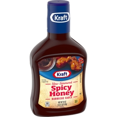 Sốt ướp nướng mật ong hiệu Kraft Spicy Honey BBQ Sauce 510g
