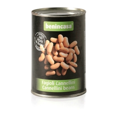 Đậu trắng đóng hộp hiệu Benincasa Cannellini Beans - Nhập khẩu Ý 400g