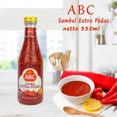 Tương ớt siêu cay hiệu ABC Sambar Extra Pedas - Chai 335ml