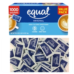 [ 100 GÓI ] Đường ăn kiêng hiệu Equal Original Zero Calorie Sweetener - chiết lẻ 100 gói