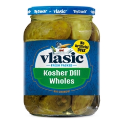 Dưa chuột ngâm muối Kosher hiệu Vlasic Dill Baby Wholes - hủ lớn 1.36kg