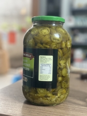 Ớt lát Jalapeno ngâm hiệu A/M Sliced Jalapeno Peppers - Hủ 1.9kg