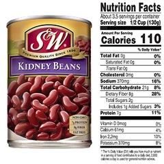 Đậu Thận (Đậu Đỏ Tây) S&W Kidney Beans chứng nhận Non-GMO – hộp 439g