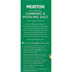 Muối ngâm chua và muối chua hiệu Morton All - Natural Canning & Pickling Salt - 1.8kg