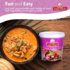 Gia vị Cà ri Panang Curry Paste hiệu Mae Ploy - Hủ 400g