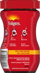 Cà phê hòa tan hiệu Folgers Classic Roast Instant Coffee Crystals 226g