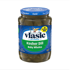 Dưa chuột ngâm muối Kosher hiệu Vlasic Dill Baby Wholes - hủ 473ml