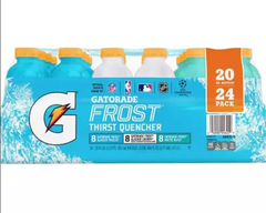 Thùng 24 chai nước uống thể thao - Gatorade Frost Mix bù nước cho người chơi thể thao, tăng sức bền, giảm mệt mỏi 591ml