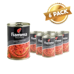 Cà chua xắt miếng hiệu Fiamma Diced Tomatoes 400g