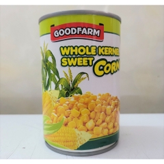 Bắp hạt ngâm hiệu Goodfarm Whole Corn Kernel Sweet - hộp 452g