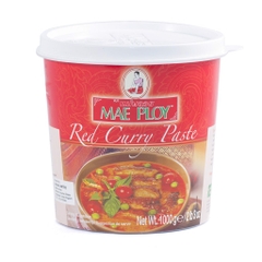 Gia Vị Cà Ri Đỏ hiệu Mae Ploy Hộp 400gr / Mae Ploy Red Curry Paste