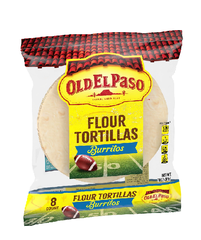 Vỏ bánh Burritos hiệu Old El Paso Tortillas Burritos 11oz - loại lớn 8 Cái