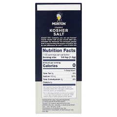 Muối Kosher hiệu Morton Kosher Salt 1.36kg