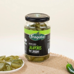 Ớt lát ngâm hiệu Fragata Nacho Pickled Jalapeno Peppers - Hủ 350g