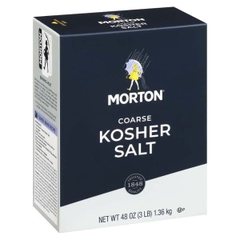 Muối Kosher hiệu Morton Kosher Salt 1.36kg