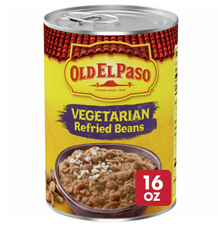 Đậu Pinto (Đậu Cúc) Nghiền Chay Old El Paso Vegetarian Refried Beans 453g