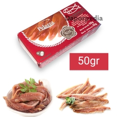 Cá Anchovy phi lê ngâm dầu - Pelazza Anchovy Filetes in Sunflower Oil 50g